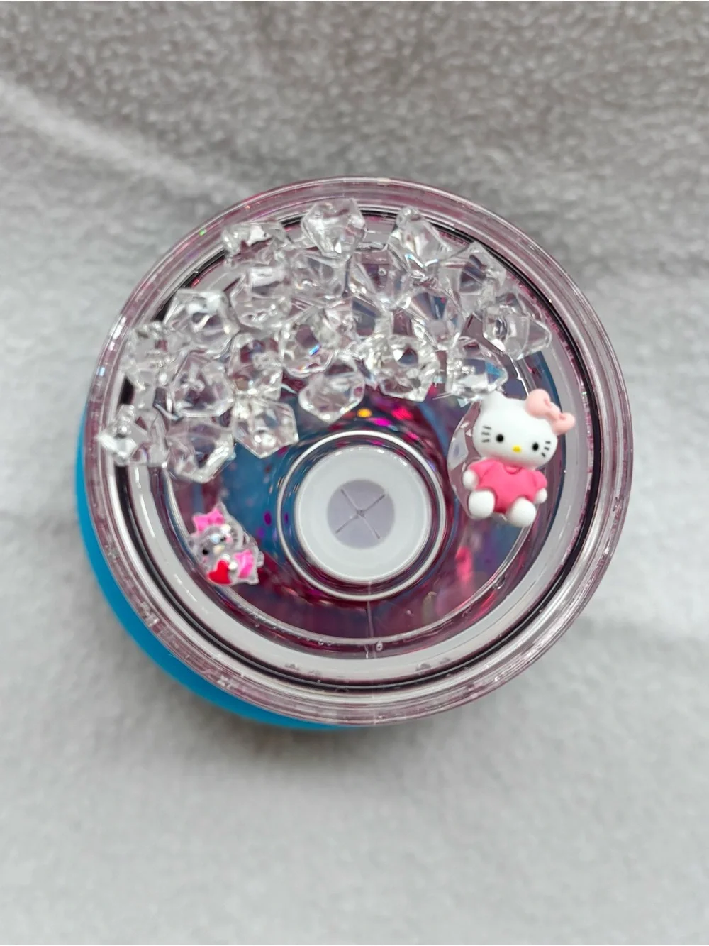 Hello Kitty Pink Glitter Heart Party Cup - Hello Kitty Brand